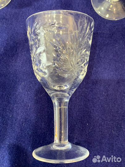 Рюмка на ножке хрусталь 6 шт