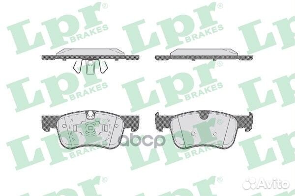 Колодки тормозные citroen C4 Picasso 13- передн