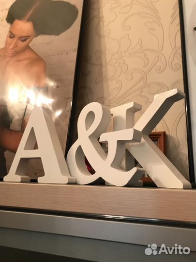 Буквы деревянные