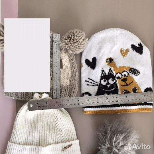 Шапки 48-52 демисезонные для девочки
