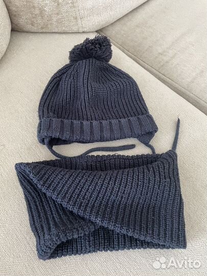 Комплект шапка и снуд