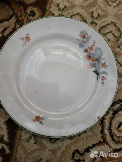 Тарелка антиквариат 1940х годов. волхово