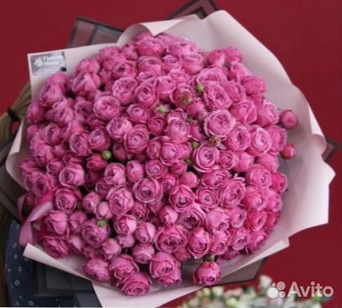 Кустовые пионовидные розы с доставкой