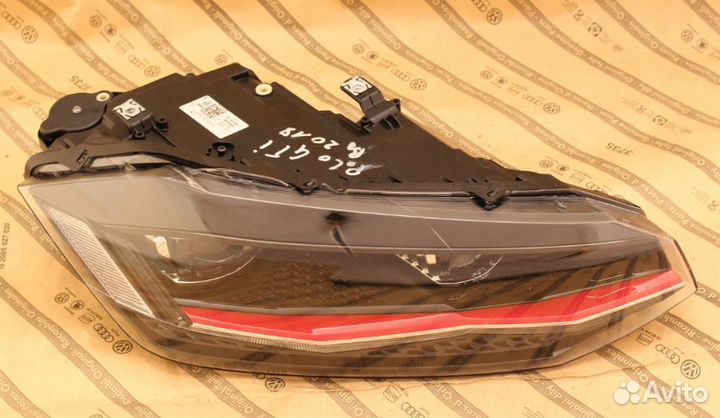 Фара правая VW polo 6 VI 2G1 17+full LED GTI