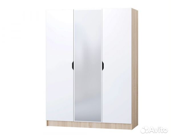 Шкаф 3-х створчатый с зеркалом 