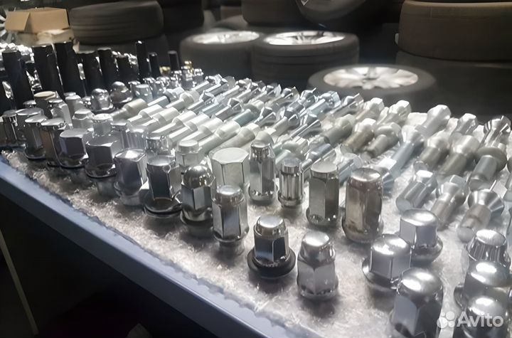 Колесные болты 12x1.5x26 конус 20 шт
