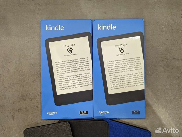 Amazon Kindle 2022 16 gb с чехлом