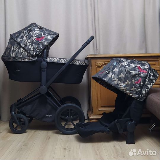 Коляска 2в1 Cybex Priam ll butterfly