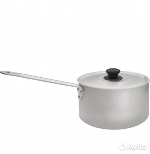 Ковш алюминиевый с крышкой. Новый