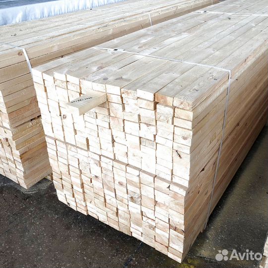 Доска обрезная, брус 50х50х6000