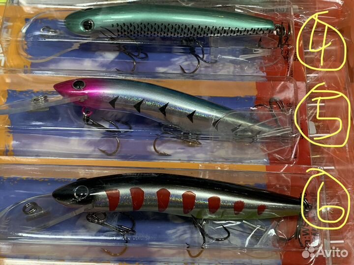 Воблеры Halco Sorcerer 125 DD (3 и 5 метров )