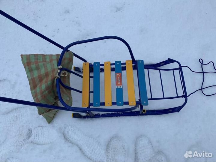 Продам санки б/у, в хорошем состоянии