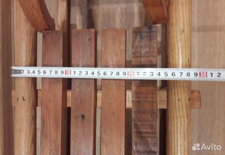 Детские зимние санки деревянные