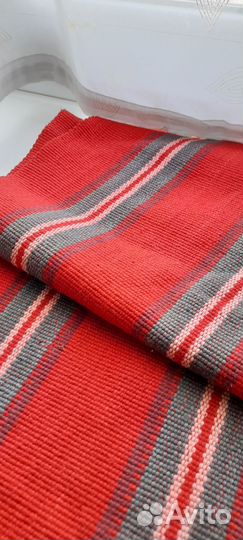 Дорожка тканная 100% хлопок,70-е г.Новая