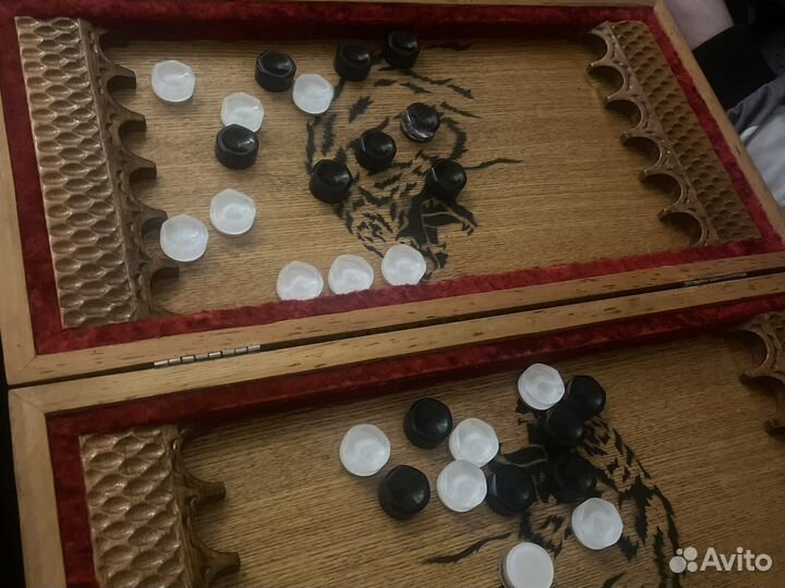 Нарды ручной работы бу