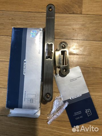 Дверной замок аресs Бронза новый