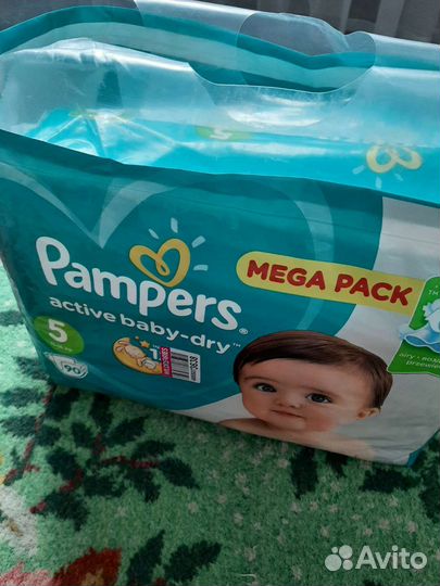Подгузники Pampers 5, упаковка 90 шт