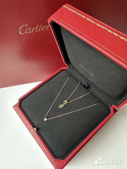 Cartier D'amour колье желтое золото