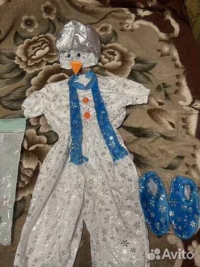 Новогодний костюм Снеговик 116