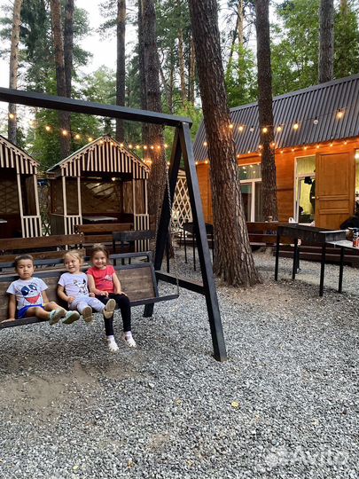 Аренда теплой беседки в лесу Лебяжье