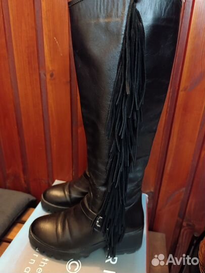 Сапоги женские натуральная кожа