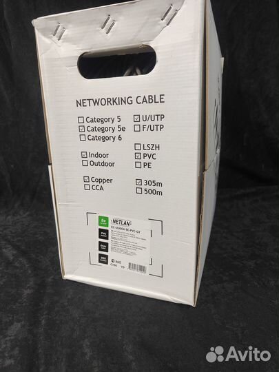 Кабель витая пара utp 5e NetLan