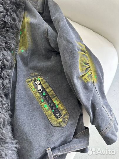 Джинсовая куртка женский