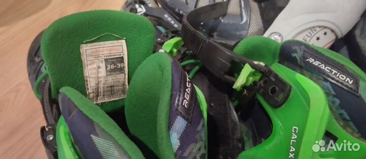 Роликовые коньки reaction 36-39 раздвижные
