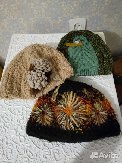 Шапка женская вязаная