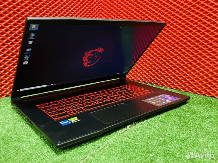 Игровой ноутбук MSI 17.3 rtx 2050 4gb