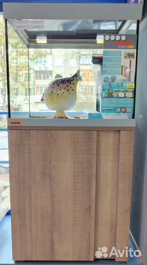 Аквариум с тумбой Eheim Vivaline 150 LED серый дуб