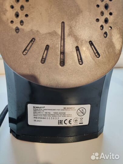 Утюг scarlett бу