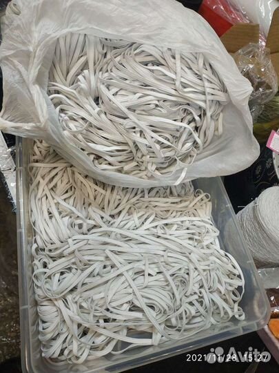 Резинка плоская (для масок/шляпная)