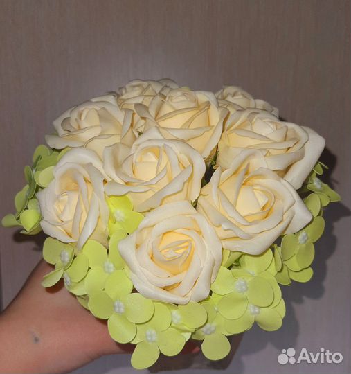 Букет мыльные розы