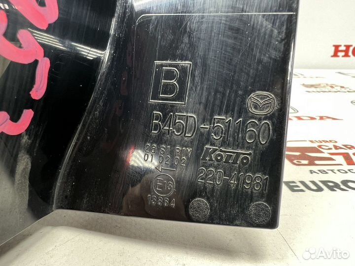 Фонарь задний левый Mazda 3 BM(BN) 2013-2019