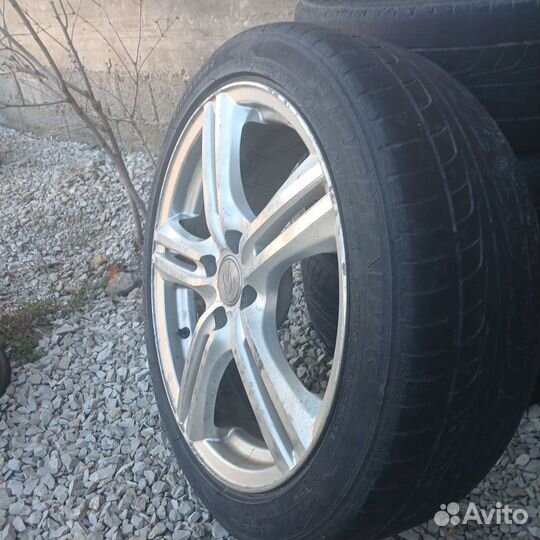 Литье диски r17 4x100 с резиной