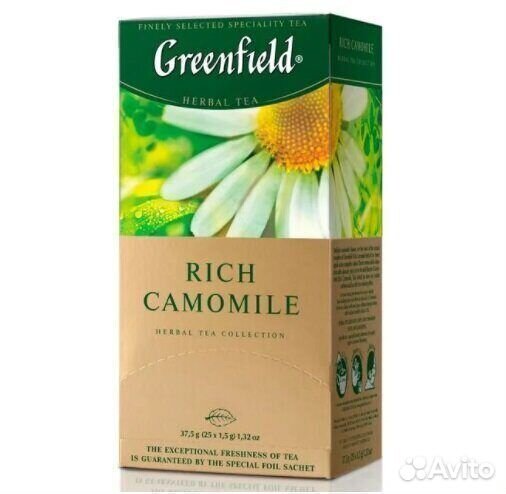 Опт - Чай Greenfield Rich Camomile Травяной 25па