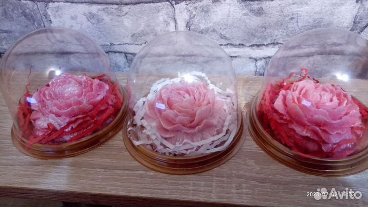 Мыло ручной работы. Пионы