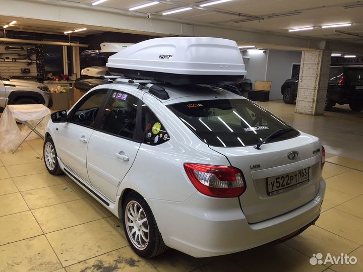 Автобокс Active M на крышу LADA Granta лифтбек