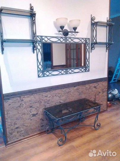 Кованое зеркало № 42