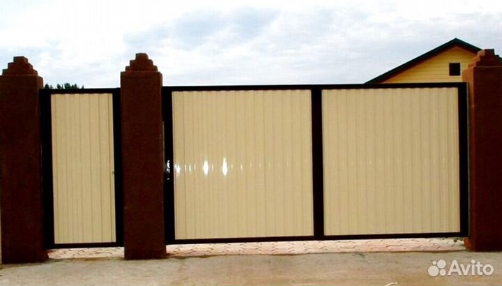 Ворота откатные прочные
