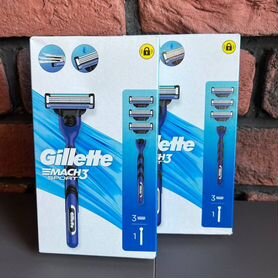 Станок Gillette Mach 3 Sport + 3 кассеты