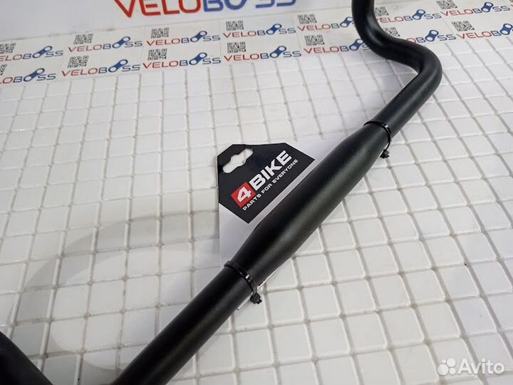 Руль алюминиевый шоссейный 4bike