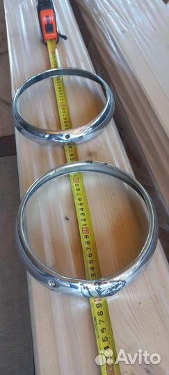 Хромированные накладки на фары