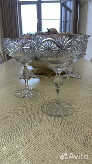 Хрустальная ваза для фруктов