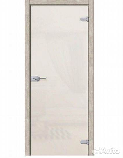 Стеклянная дверь Лайт Белое Сатинато с гарантией