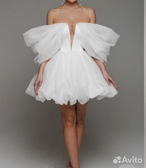 Свадебное платье 42 44 новое