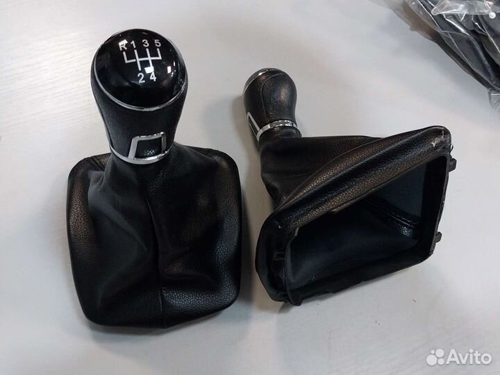 Ручка МКПП с чехлом Skoda Octavia a5