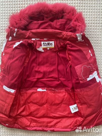Пальто на девочку зимнее 122рост. kiko