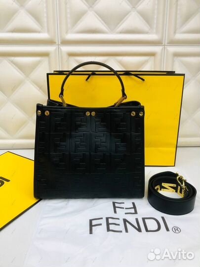 Женская сумка fendi экокожа lux